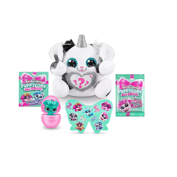 ZURU RAINBOCORNS Puppycorn Bow Surprise Series 3 Purple Ears NWT - Picture 2 of 8